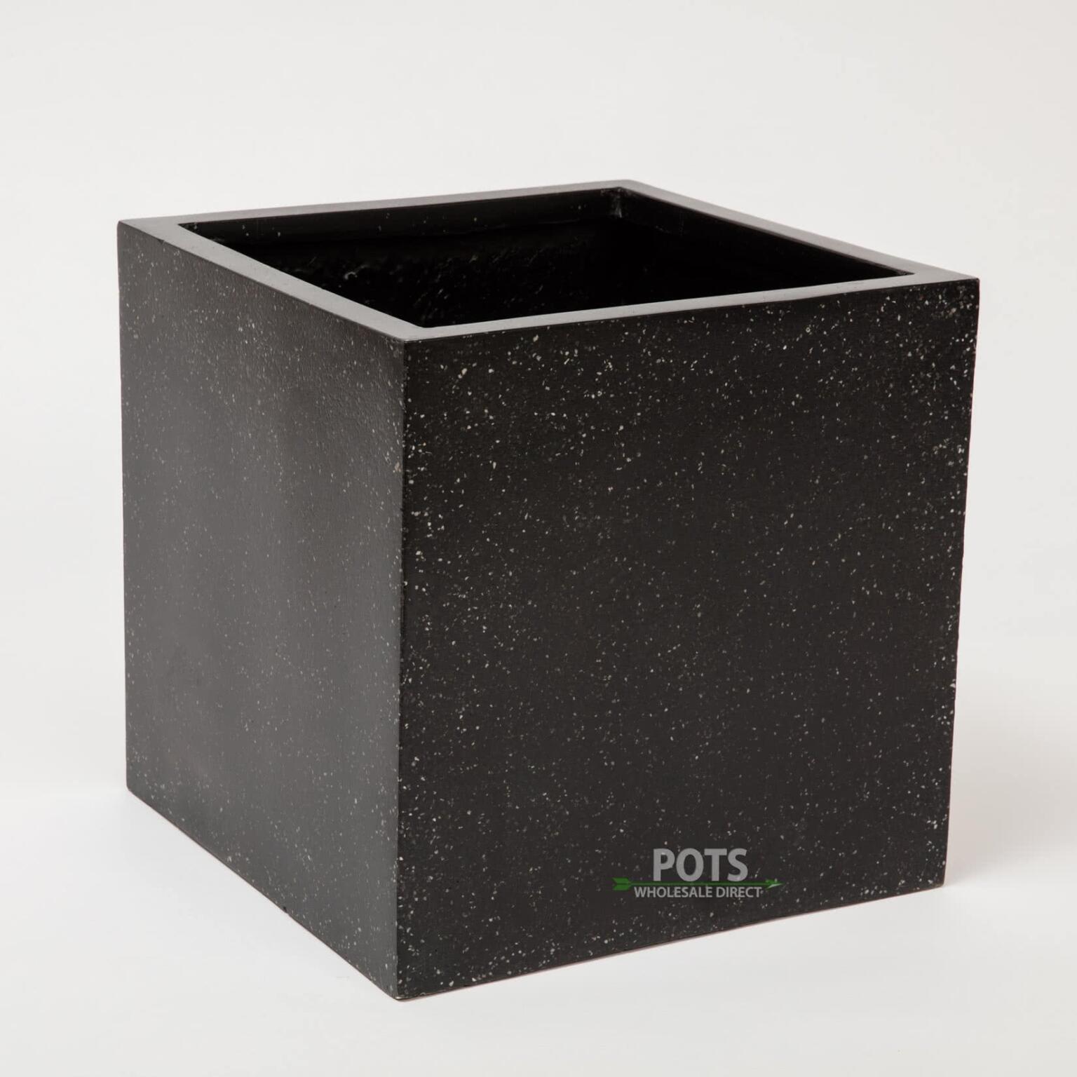 Lightweight-Terrazzo-Cube-Black-LW-TZ08MS-Small-WM