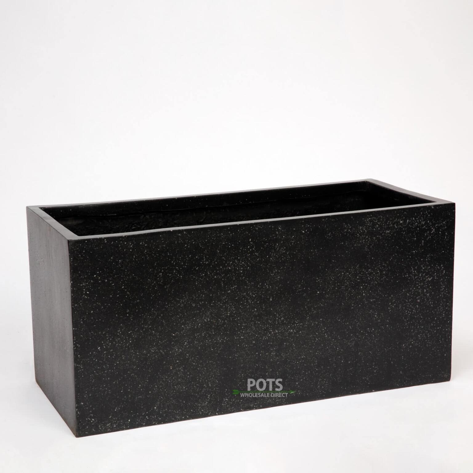 Black Oblong Planters