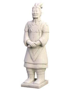 Crushed-Marble-Statue-Chinese warrior-MST59