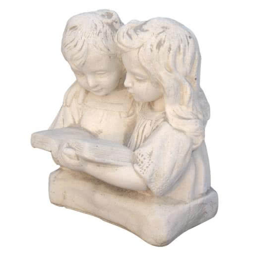 Crushed-Marble-Statue-children reading-MST95