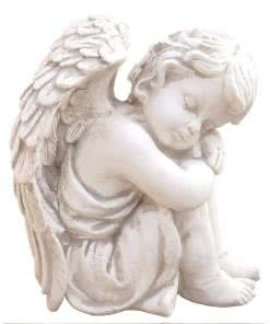 Crushed-Marble-Statue-sleeping boy angel-MST90
