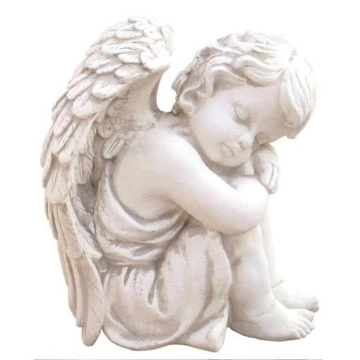 Crushed-Marble-Statue-sleeping boy angel-MST90
