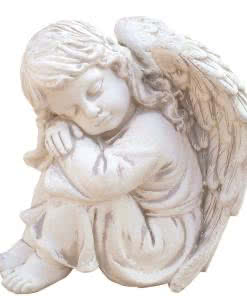 Crushed-Marble-Statue-sleeping girl angel-MST90A