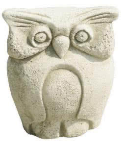 Crushed-Marble-Statue-sooty owl-MST178C