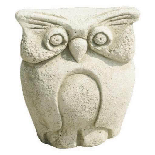 Crushed-Marble-Statue-sooty owl-MST178C