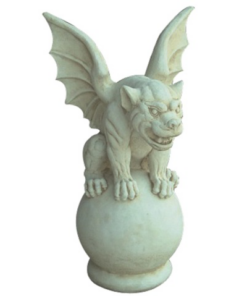 Gargoyle on Ball Garden Statue Decoration Orange NSW