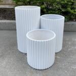 Enhance your garden with our Fluted Garden Pots, ideal for colorful annuals and small shrubs.