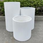 Perfect for indoor plants like ferns and orchids, these pots add a touch of elegance to any space.