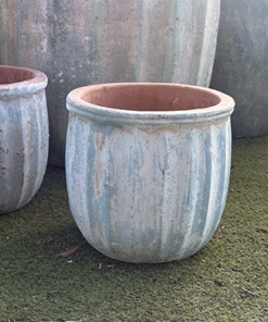 Ancient Fluted Planter Pot