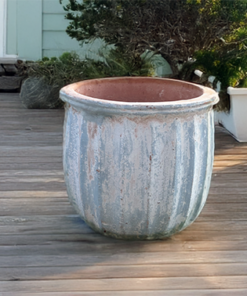 Ancient Fluted Planter Pot