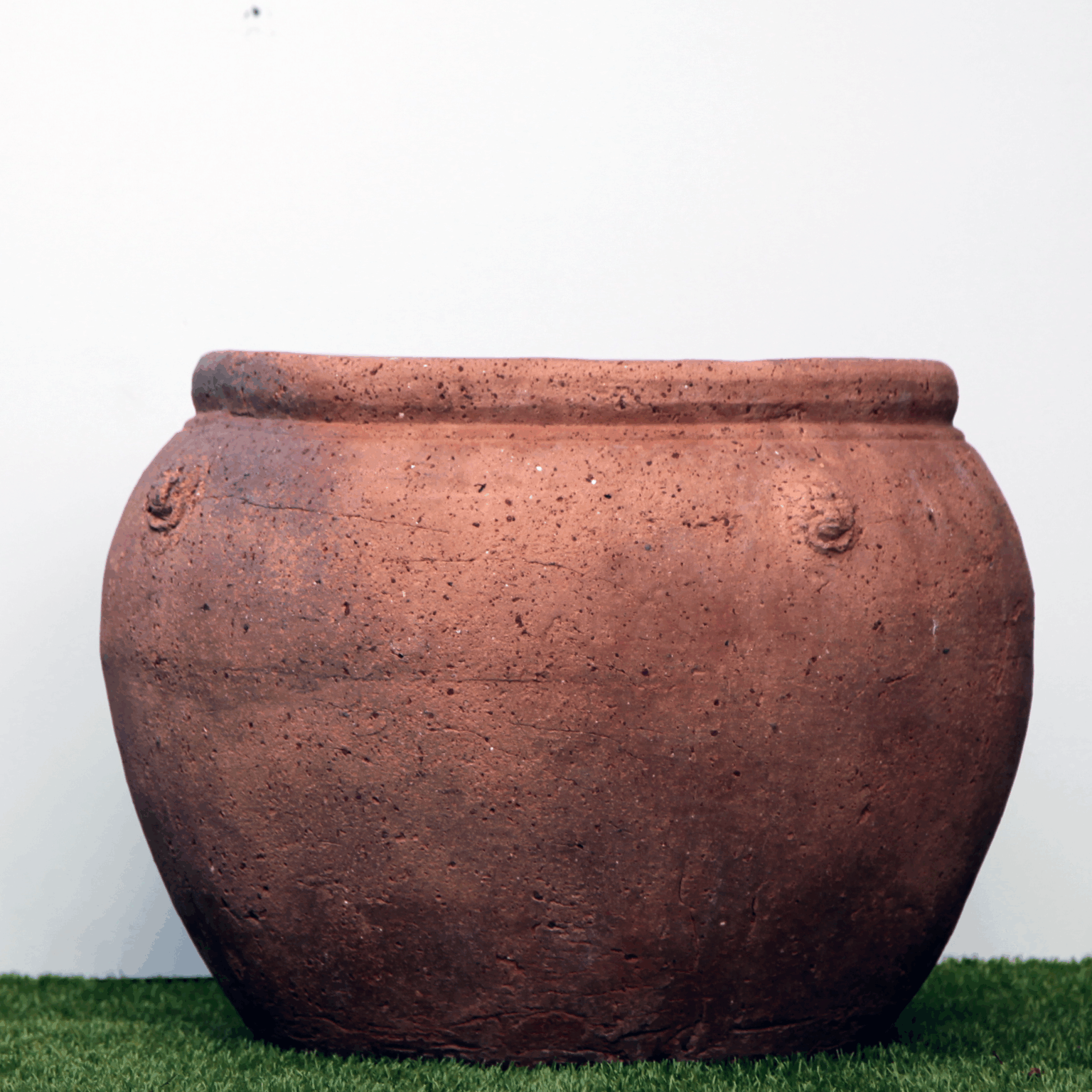 Old Stone Cannibal Jar Terracotta look Garden Pot and Planter Large Garden Pot
