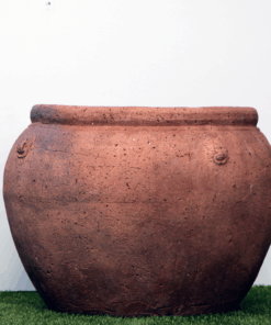 Old Stone Cannibal Jar Terracotta look Garden Pot and Planter Large Garden Pot